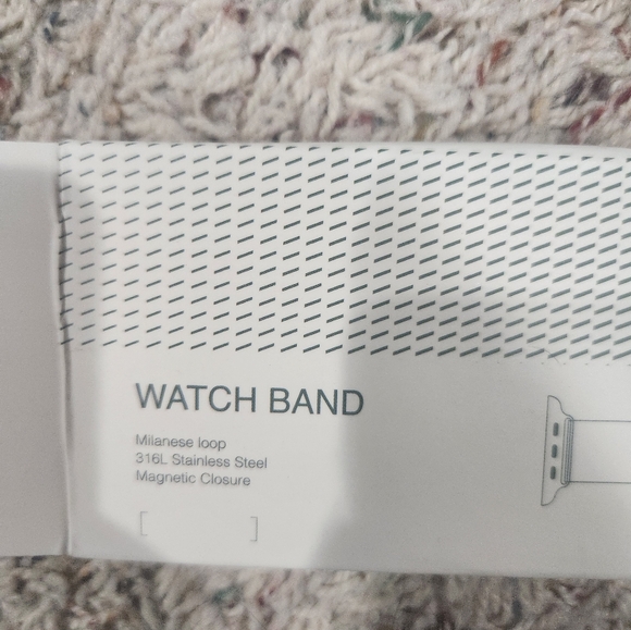 Watch band Stainless Steel Mesh Pink - Picture 2 of 4